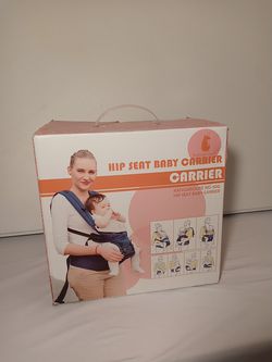 Hip seat baby carrier
