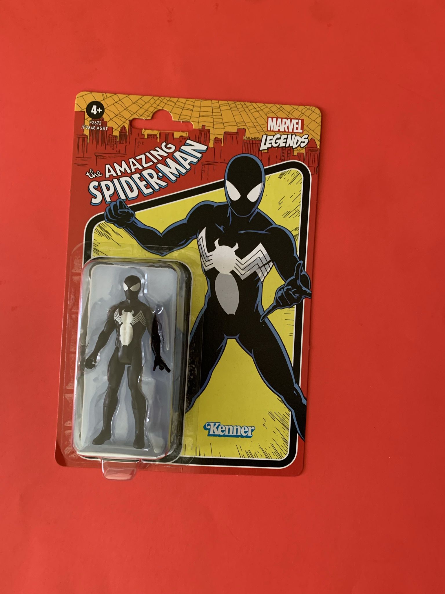 No Way Home Spiderman Action Figure Black Suit Symbiot Venom Comics