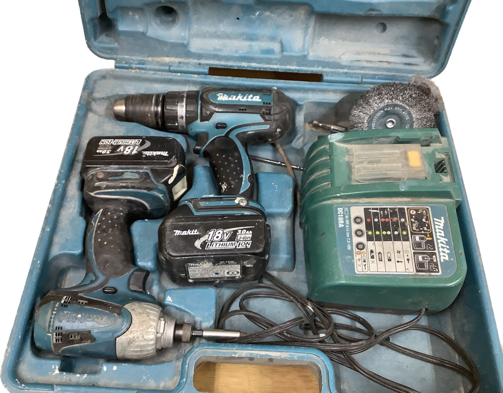 Makita Hammer Drill And Drill Driver Combo- Includes Two Batteries And Battery Charger 
