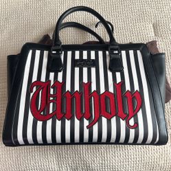 Black craft Unholy Tote Bag
