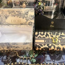 CD DIOR Purse With Box 