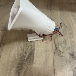 Electronic megaphone security siren alarm
