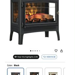 Chimenea Eléctrica Nueva Con Control 