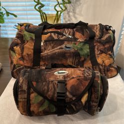 Duck Camouflage Tote And Duffel Bag Set