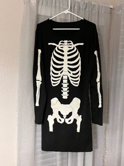 Women XXL skeleton dress
