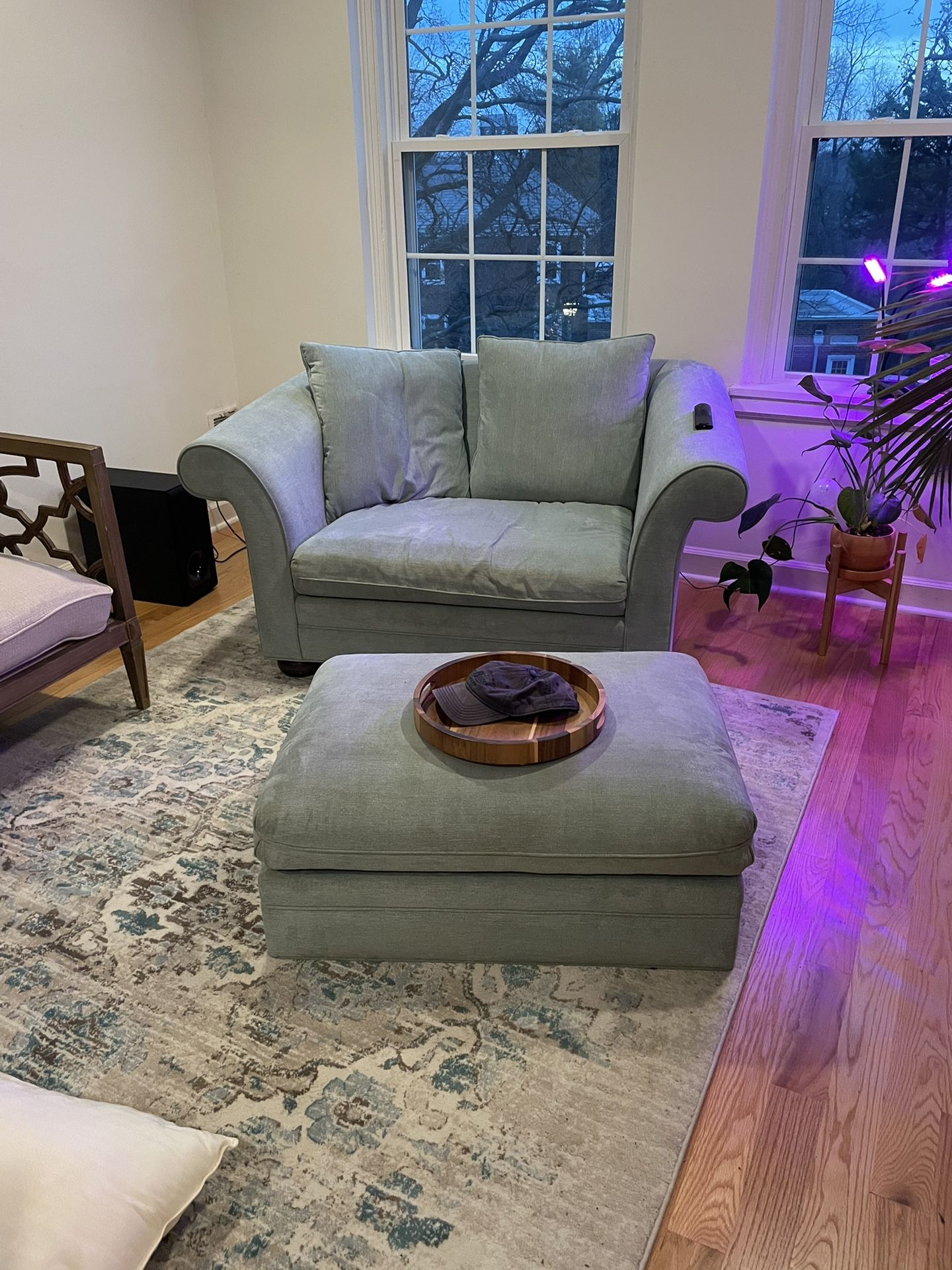 Chair And Ottoman