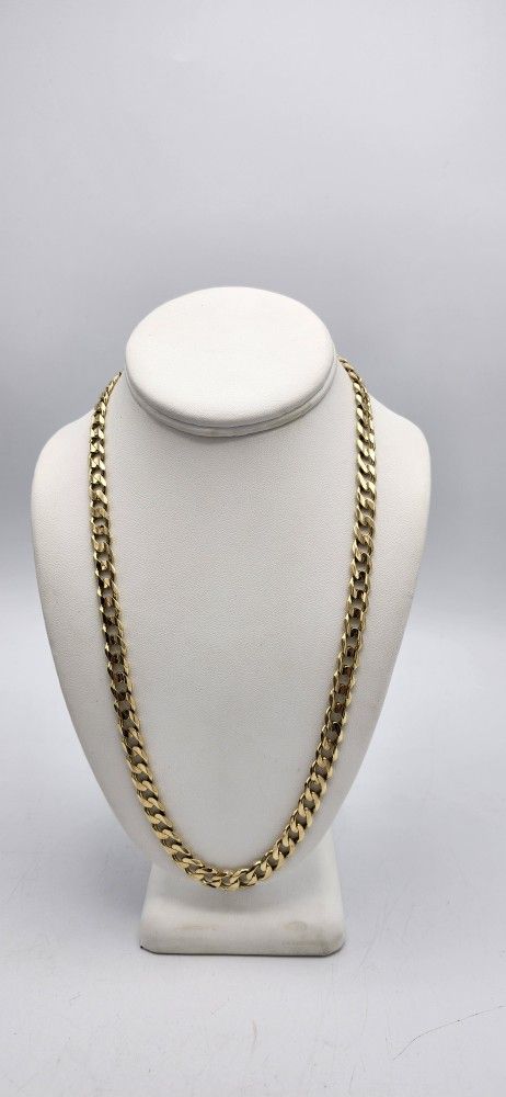 14kt Gold Curb Link Chain 55.8G 22"