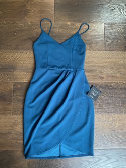 Dark Teal Hoco Dress - Lulus - XS