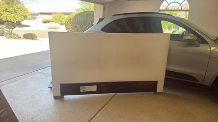 Restoration Hardware linen headboard king