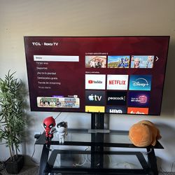 65” TCL Tv And Table 