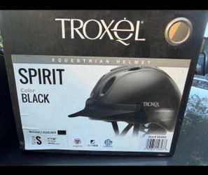 Black Spirit Troxel Equestrian Helmet