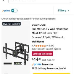 USX Full Motion TV Mount
