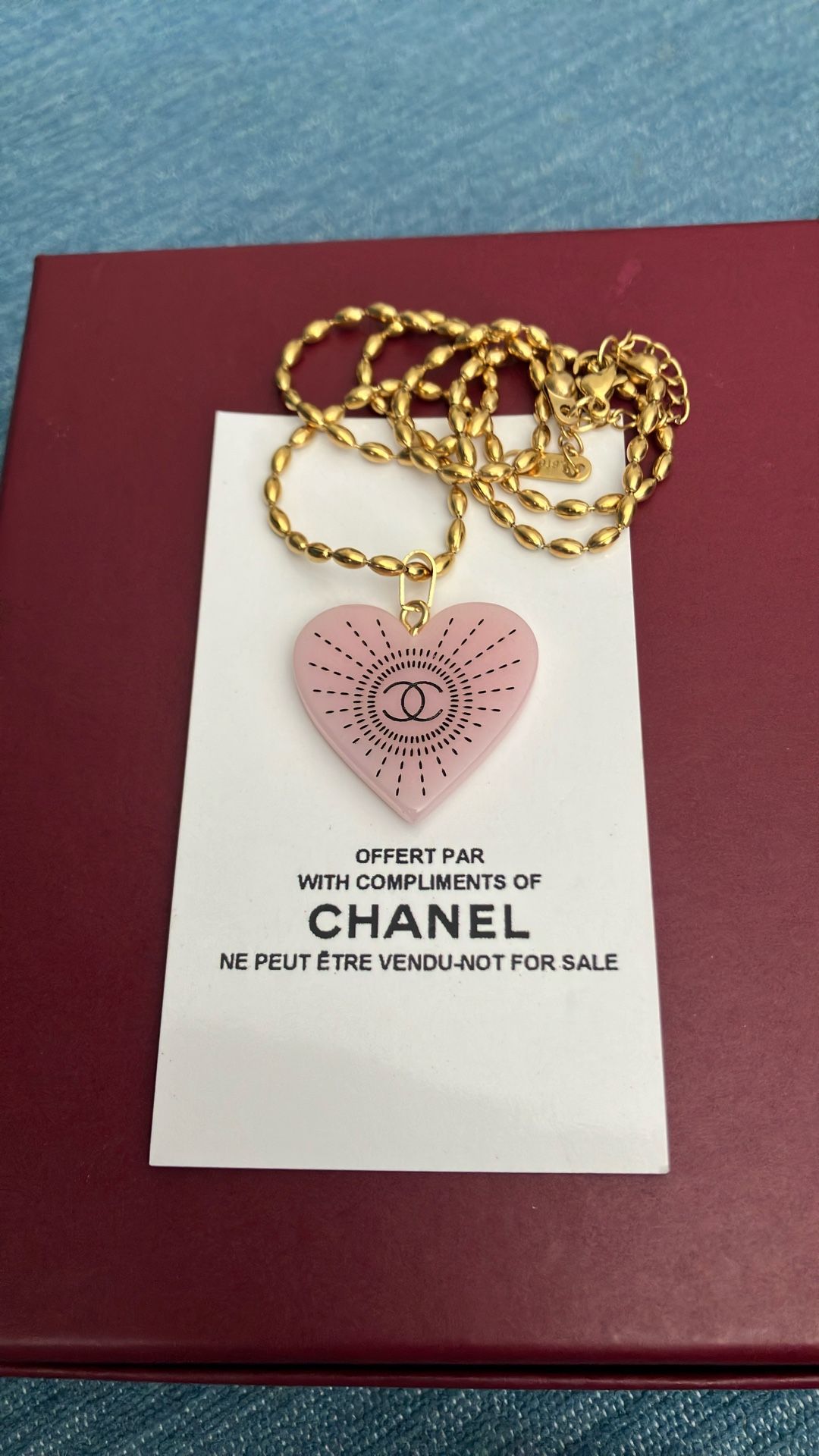 CC HEART PENDANT NECKLACE