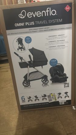 Evenflo Omni plus travel system stroller with car seat