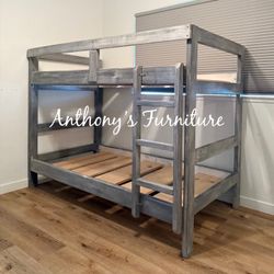 Twin Bunk Bed Frame - No Mattress 