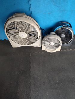 $10 firm, yes, it's available. 3 fan  bundle. 2 air Kings, 19 and 10 inch, both work,  1 Honeywell  11 inch, for parts