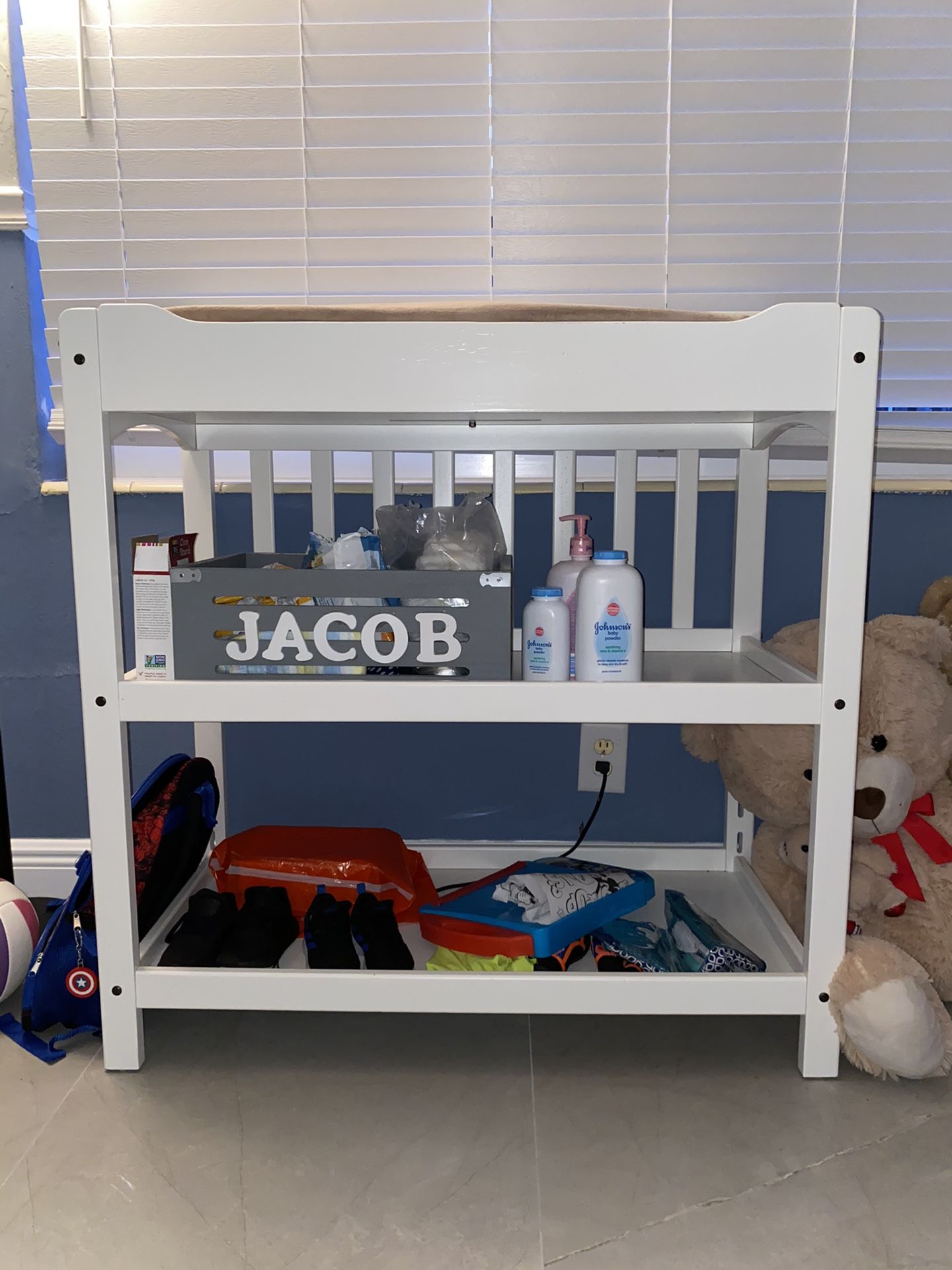 White Changing Table