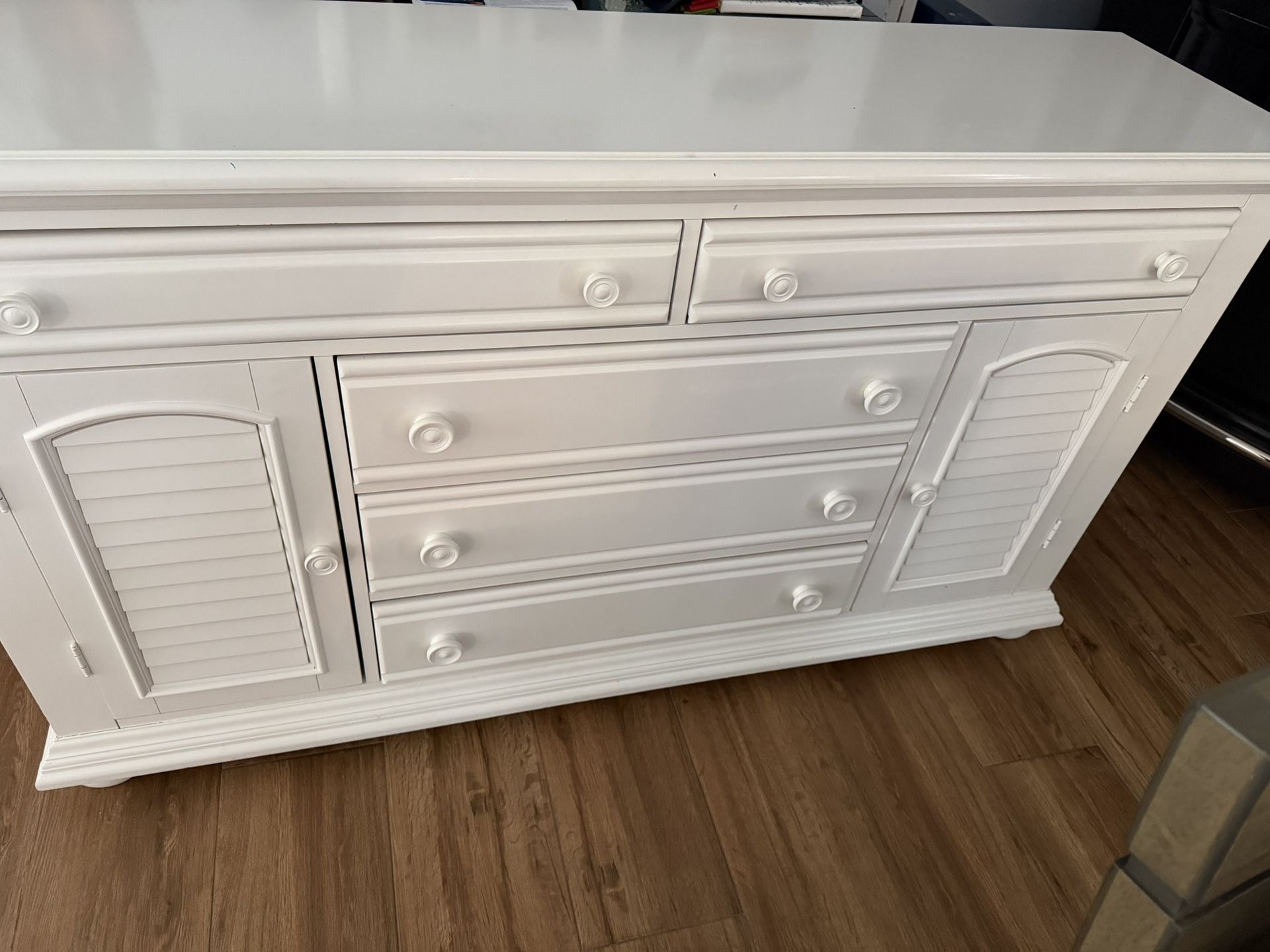 White dresser