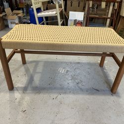 Danish cord bench
