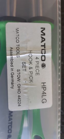 Matco 4pc Pick Set