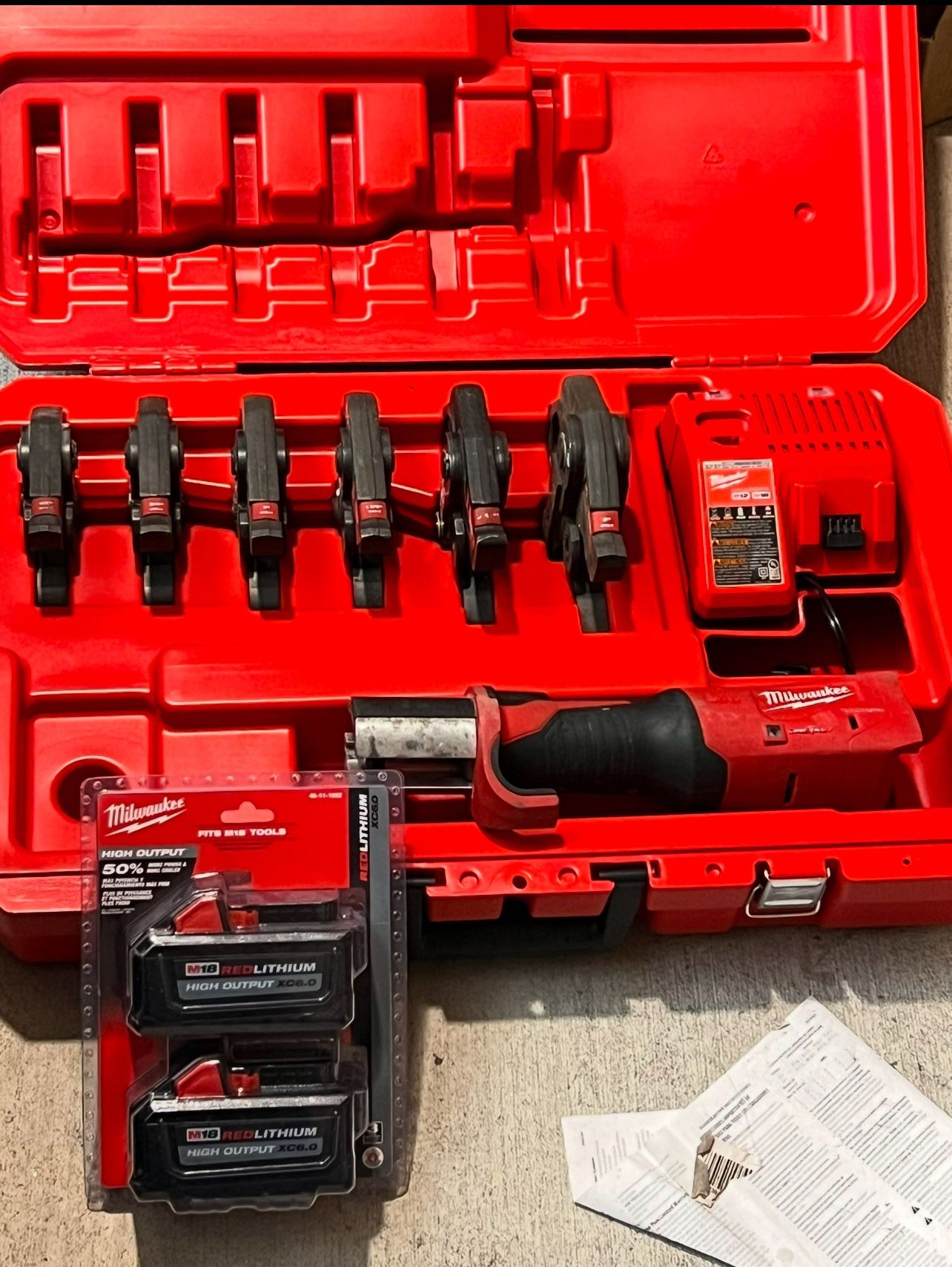 Milwaukee Propress Press Tool Kit Good Conditions $2200 Cash Only Firm Price Model 2922-22