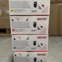 Genuine Xerox 4-Pack C410 Color Printer Or VeraLink C415 Color Ink Yellow, Black, Blue, magenta