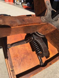 1928 oak office chair