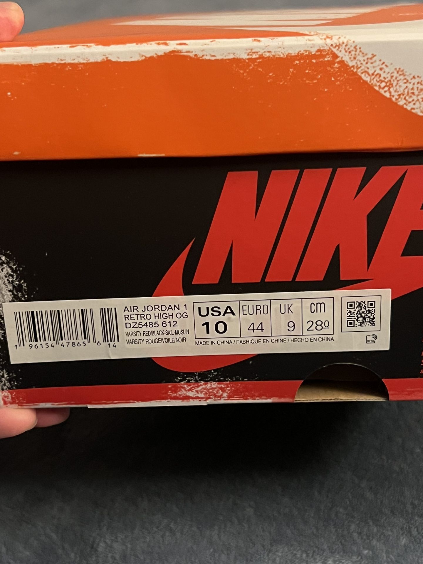 Jordan 1 High Lost and Found (Size 10)
