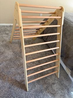 Toddler Climbing  Triangle