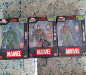 Marvel legends werewolf Iron Man and warbow figure lot