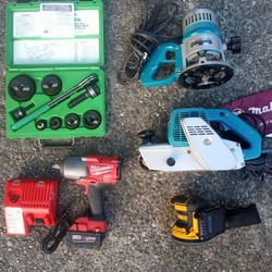 Greenlee Makita Milwaukee M18 DeWalt. For Pickup Fremont Sea. No Lowball Office Please. No Trades. Please Check Description For Details
