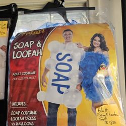 Soap & Loofa Halloween Adult Costume 