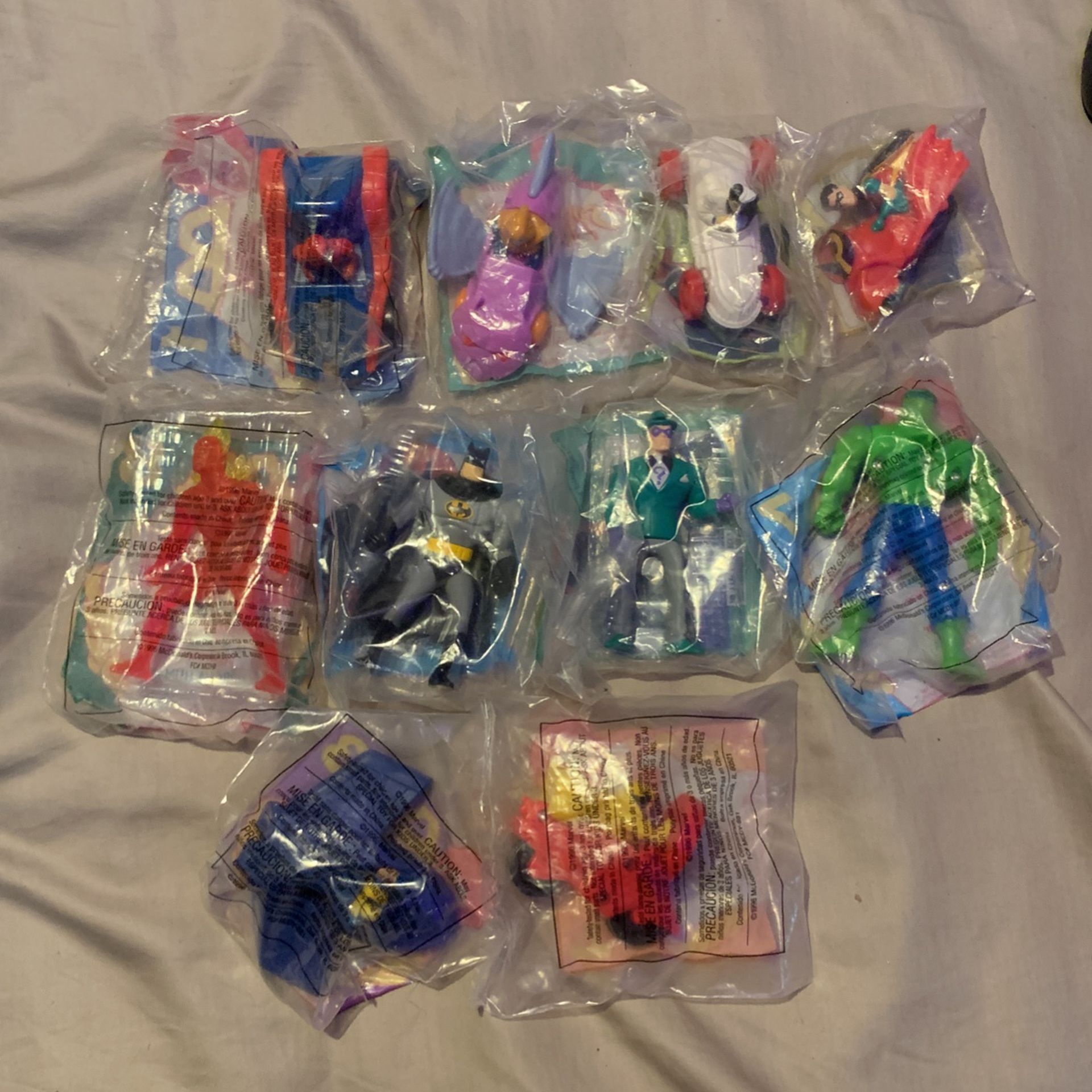 Old McDonald’s Super Hero Happy Meal Toys
