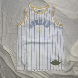 Youth Jordan Melo L Embroidered Basketball Jersey Nike Vintage Carmelo striped
