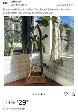 Skateboard Floor Stand