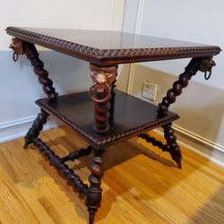 Renaissance Revival/ RJ Horner Style 19th Century Side Table 