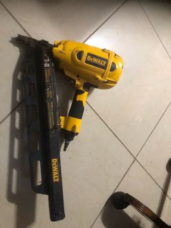 DEWALT framing nail gun