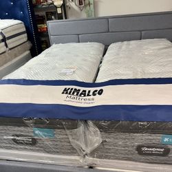 Nice King Grey Stylish Bed! 
