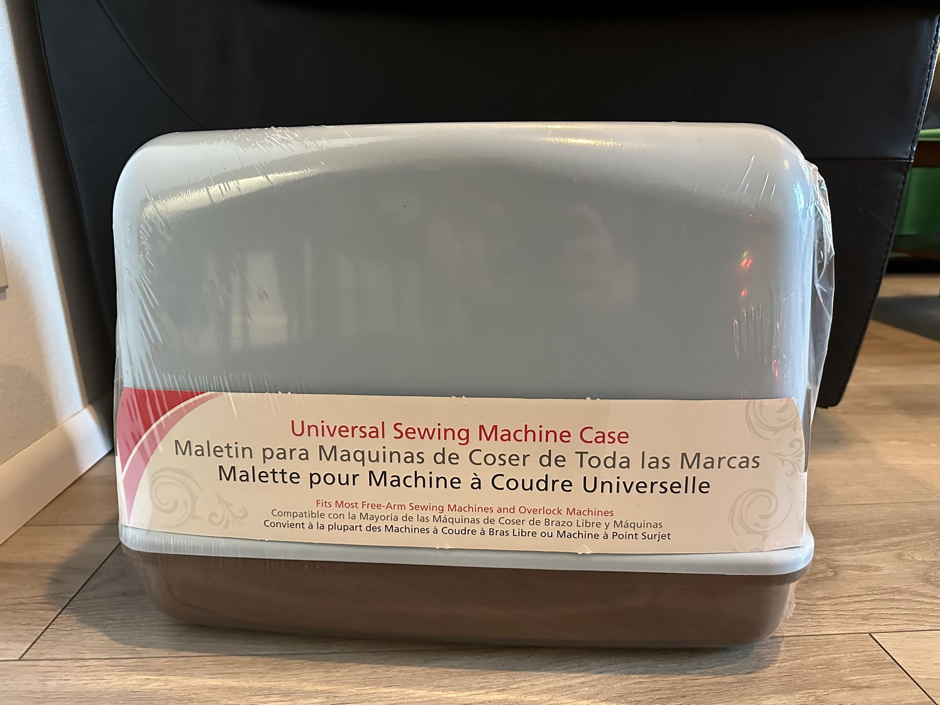 SINGER Universal Portable Sewing Machine HARD Carrying Case BLUE - MADE IN USA