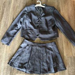 2 Piece Gray Suit From Shein Large 