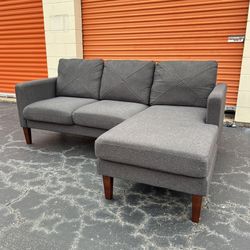Free Delivery - Modern Sectional Couch with Reversible Chaise
