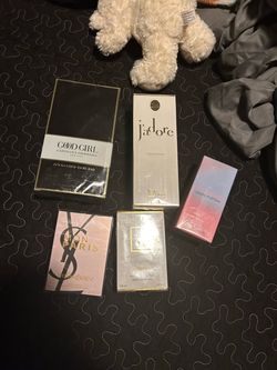 Brand new perfumes still in they package.