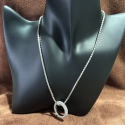 Collar Y Dije De Plata /.      925 Silver 