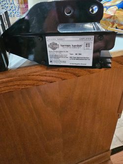 Stock Harley Street Glide stereo amplifier