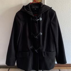 Black Peacoat Jacket