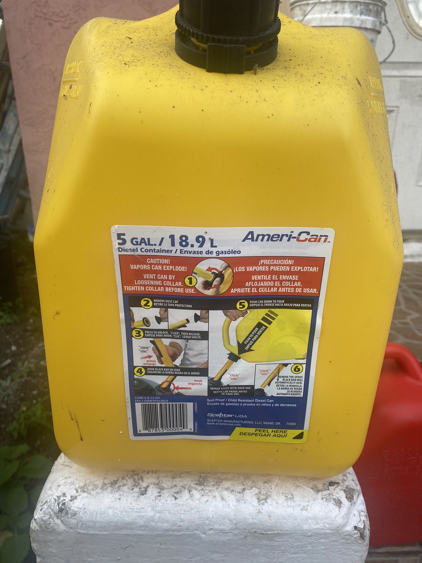 5 GALLON AMERI-CAN DIESEL CAN