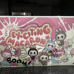 Exciting Macaron Sealed Box With 6 Single Sealed Labubu Boxes 