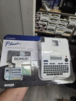 Brother P-Touch PT-2040SC Label Maker Kit – Brand New