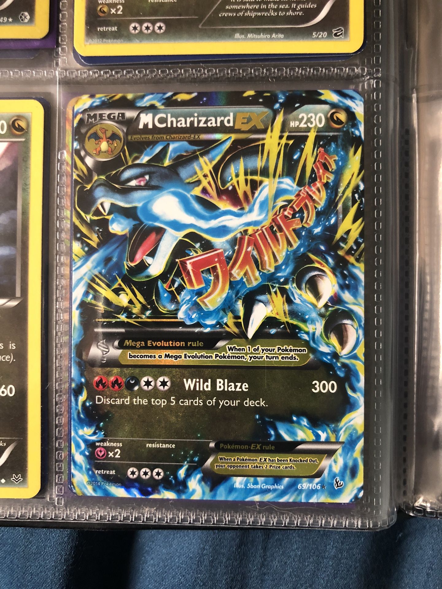 M Charizard EX (X) (Secret) (XY Flashfire) #69