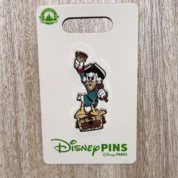 New Disney Pin Uncle Scrooge McDuck Silver 2023 Disneyland 